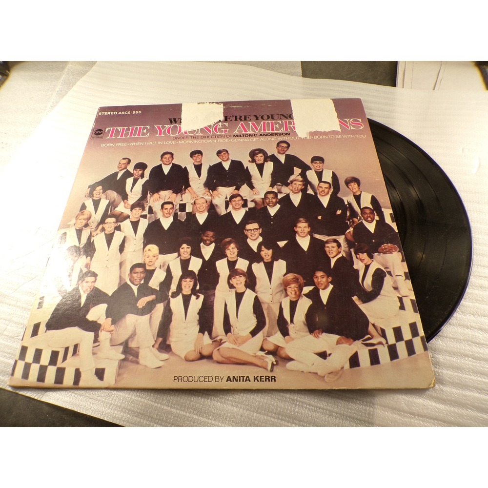 The Young Americans While We're Young 1966 Vinyl LP ABC Records ABCS-586 Stereo